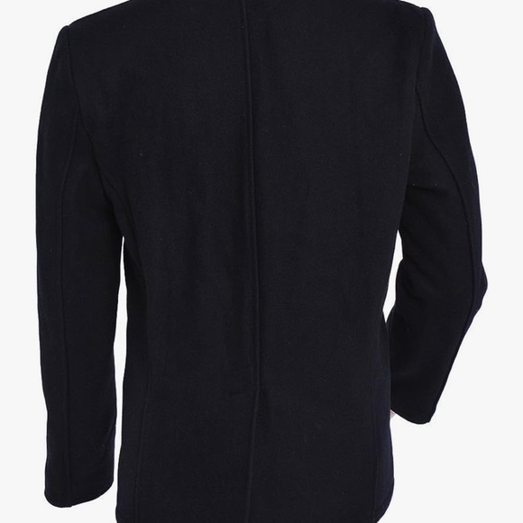Seibertron Wool Pea Coat Navy L - Picture 2 of 5